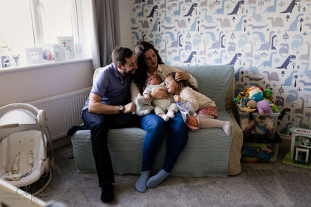 documentary family shoot - a slice of family life